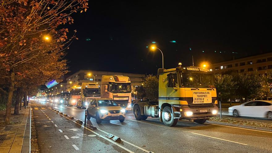 Una camionada irrumpe en Pamplona esta tarde