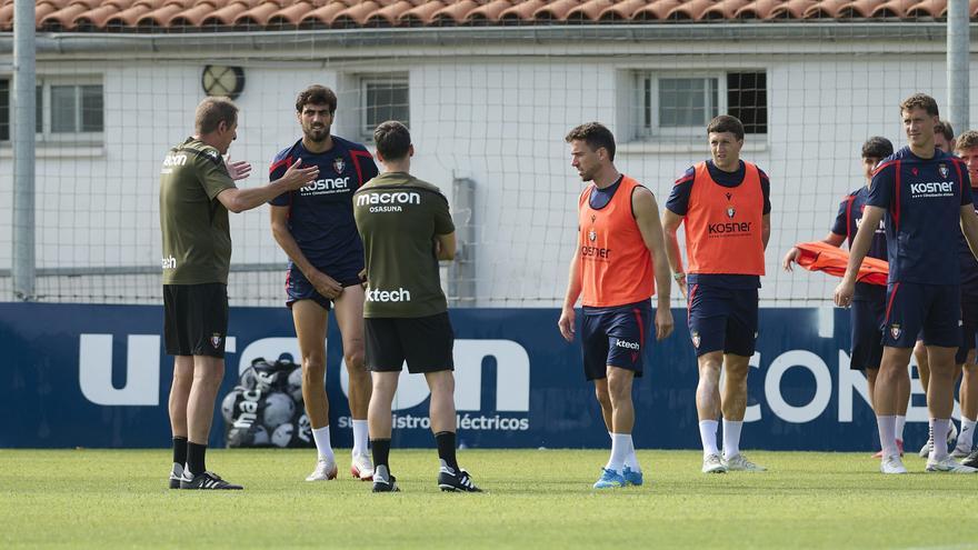 Fotos del entrenamiento de Osasuna del sábado 18 de julio