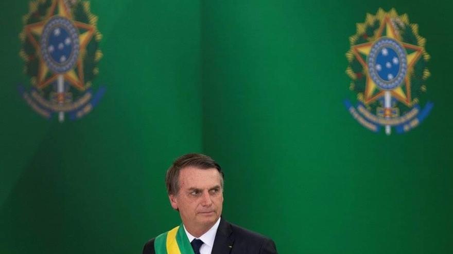 El presidente brasileño, Jair Bolsonaro