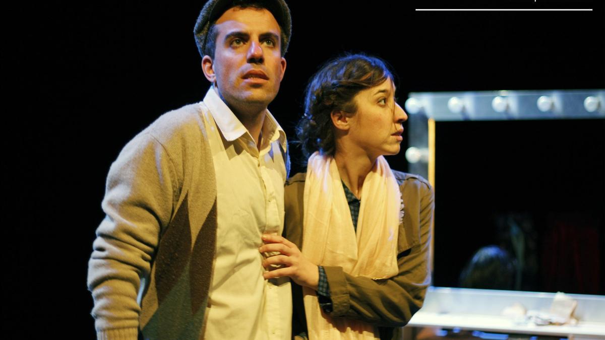 Kepa Errasti, en una escena de la obra Mami Labrun de Xake Produkzioak, en 2016.