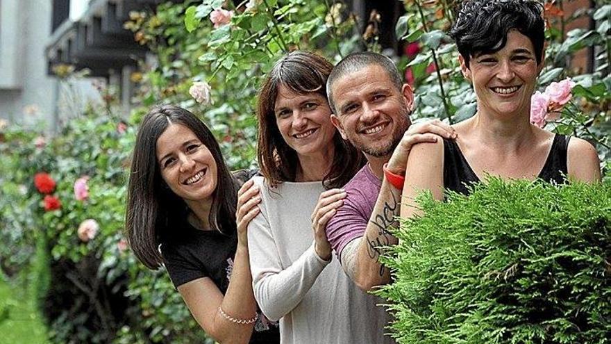 Ainara Garcia, Inge Beloki, Ekaitz Arrese  eta Oihana Izagirre