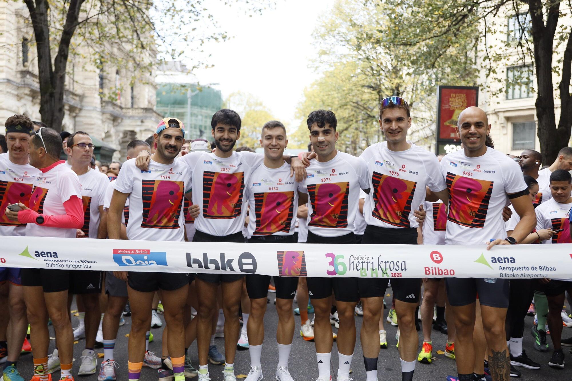 En imágenes: la Herri Krosa calienta motores en Bilbao