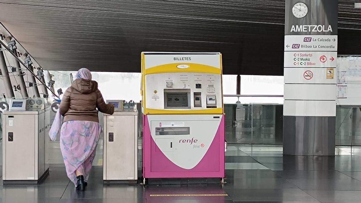 Estación de Ametzola de Renfe Cercanías.