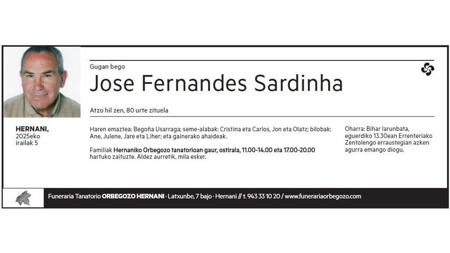 JOSE FERNANDES SARDINHA