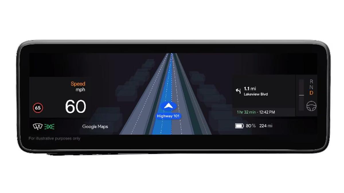 Así verán el &#039;indicador de carril en tiempo real&#039; los usuarios de Google Maps que puedan acceder a esta función.