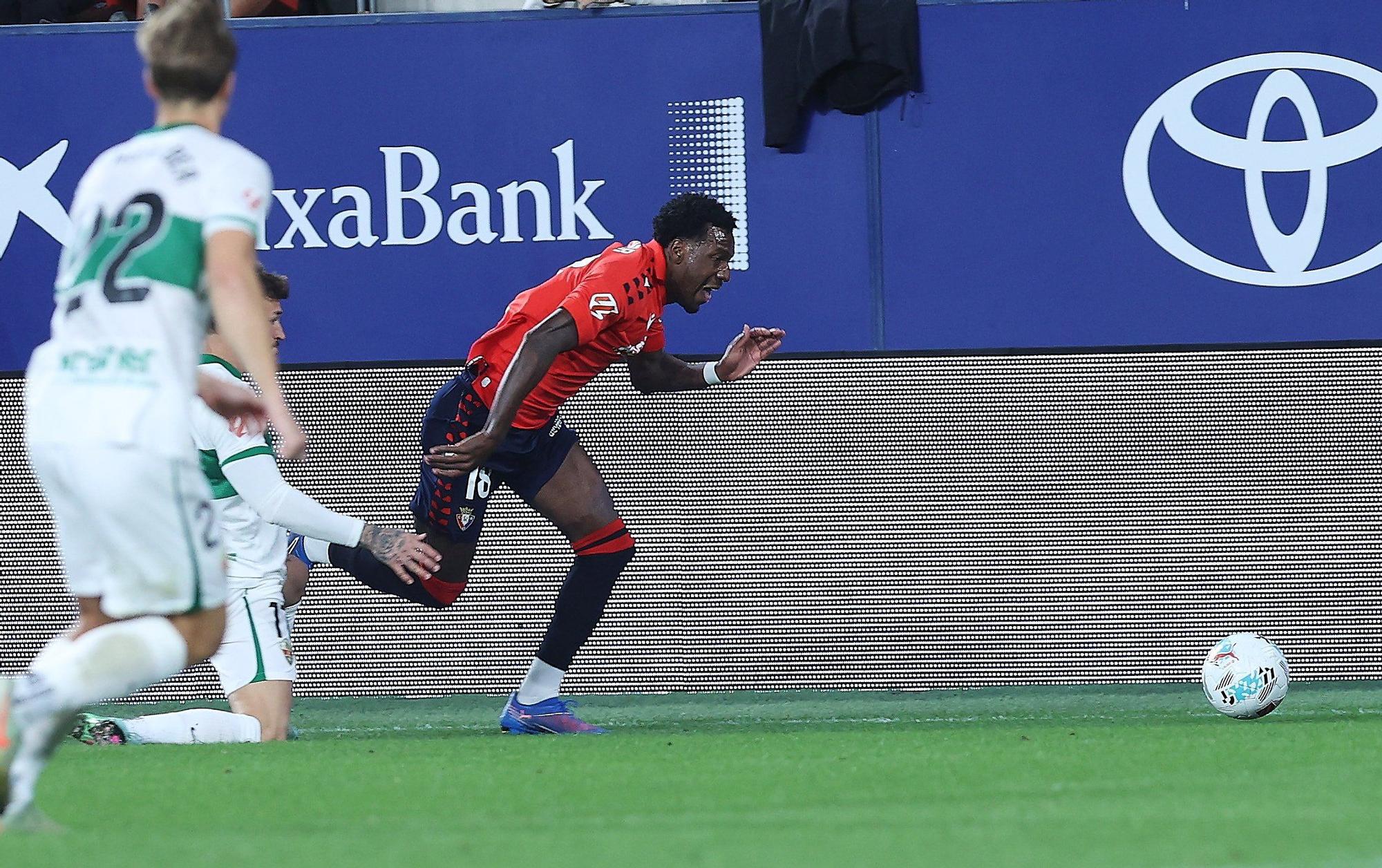 Las mejores imágenes del Osasuna-Elche