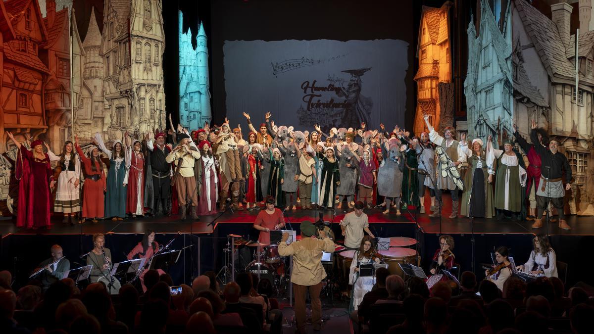 Fotografía de uno de los ensayos de la obra presentada este miércoles.