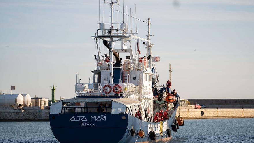 El &#039;Aita Mari&#039; zarpa rumbo a una nueva misión humanitaria