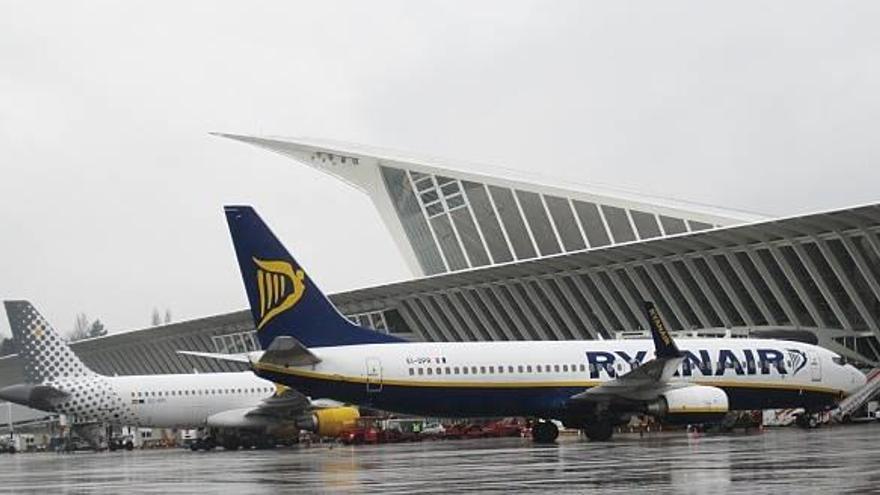 Un avión de la compañía Ryanair.