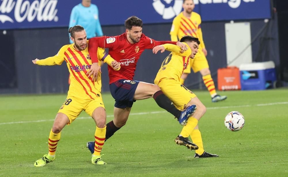 Imágenes del partido Osasuna-Barcelona