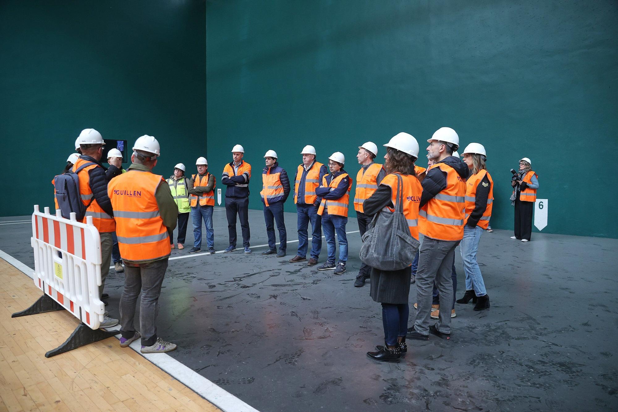 Obras de eficiencia energética en el frontón Labrit