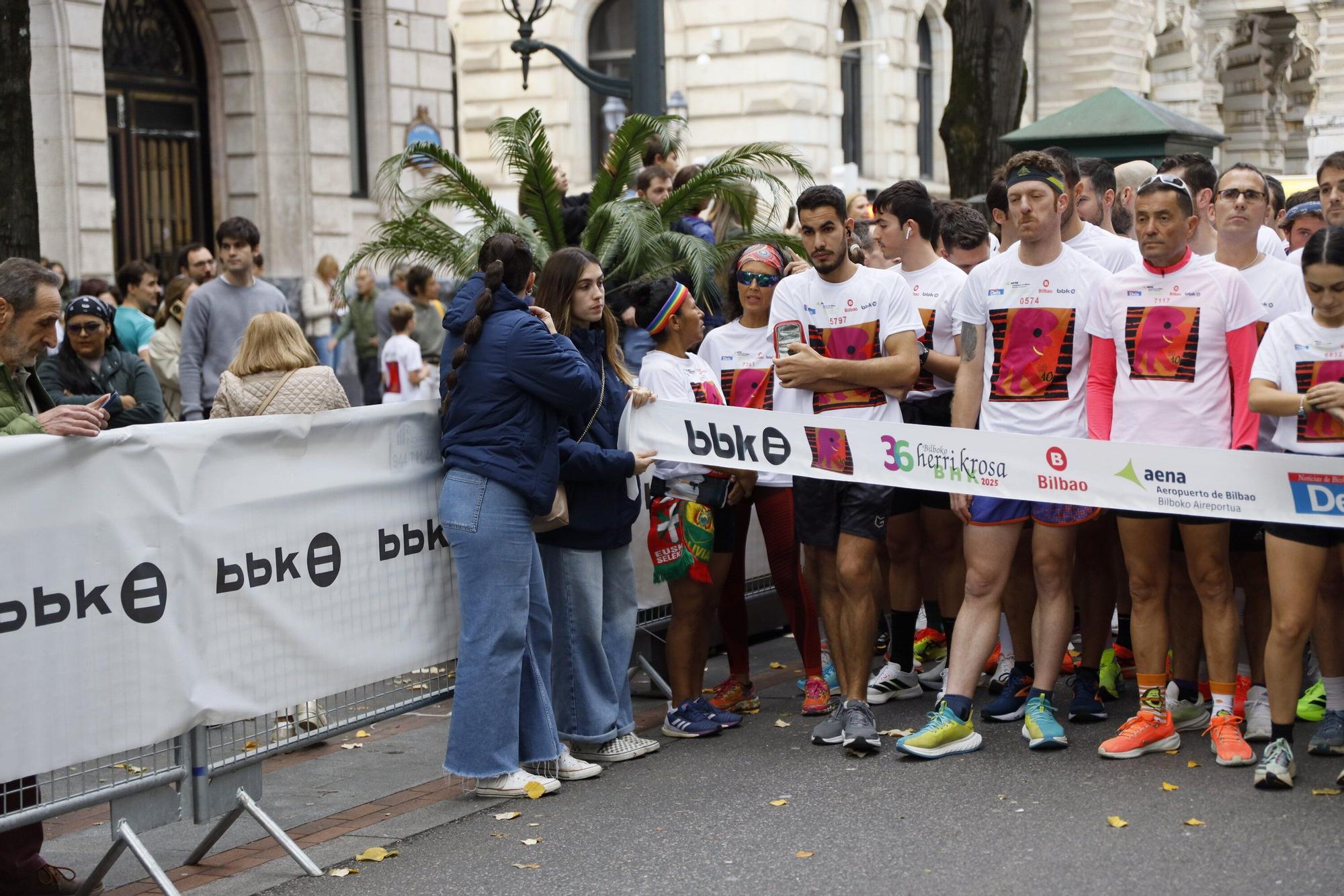 En imágenes: la Herri Krosa calienta motores en Bilbao