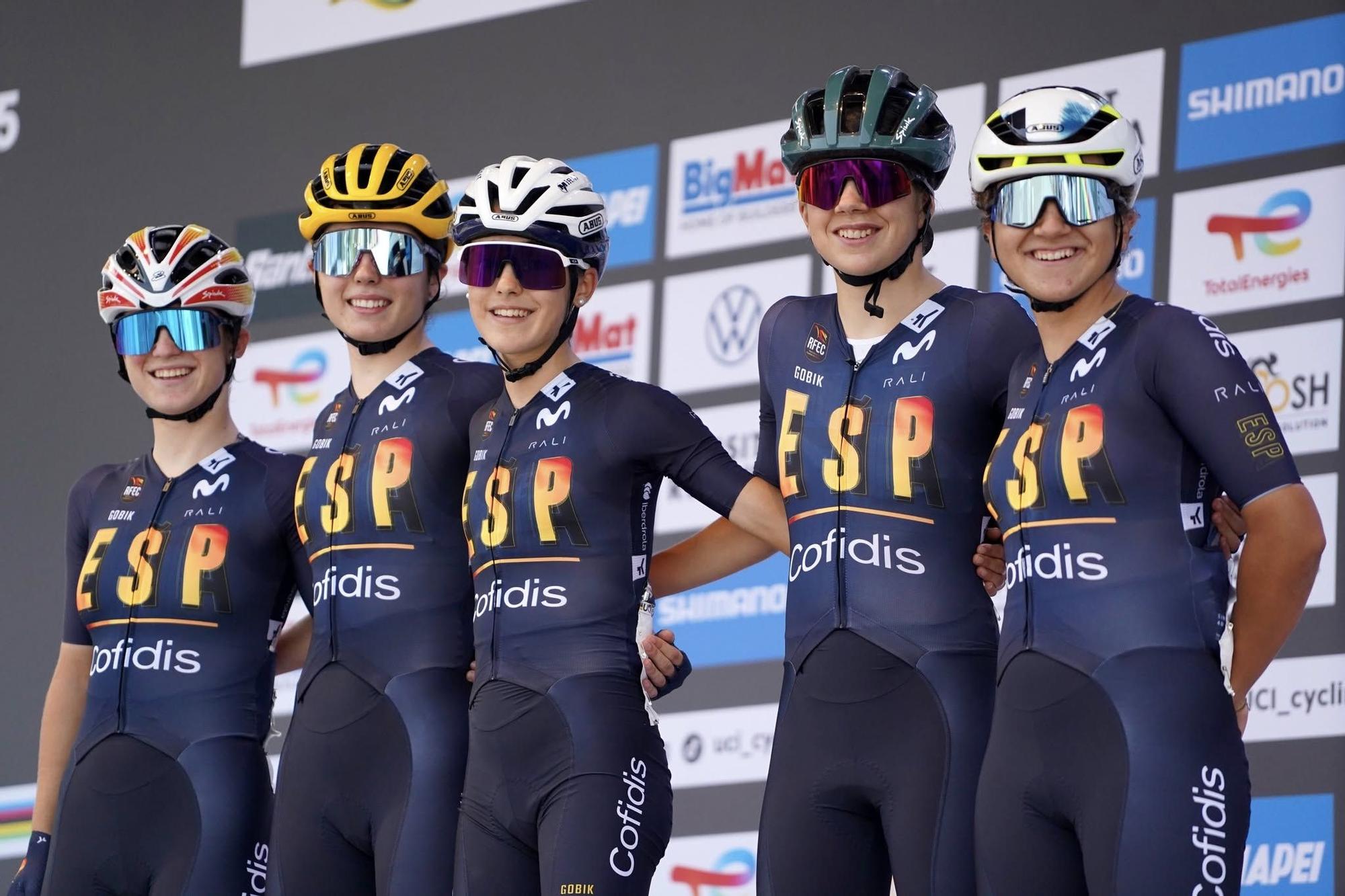Álbum de fotos de Paula Ortiz campeona del mundo de ciclismo júnior