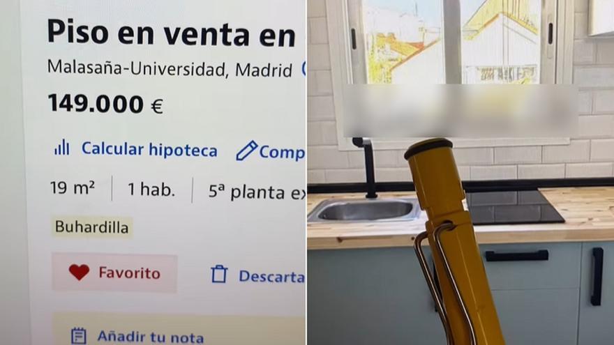Sale a la venta este minipiso por 150.000 euros y las redes no dan crédito: “Paloma vende palomar”