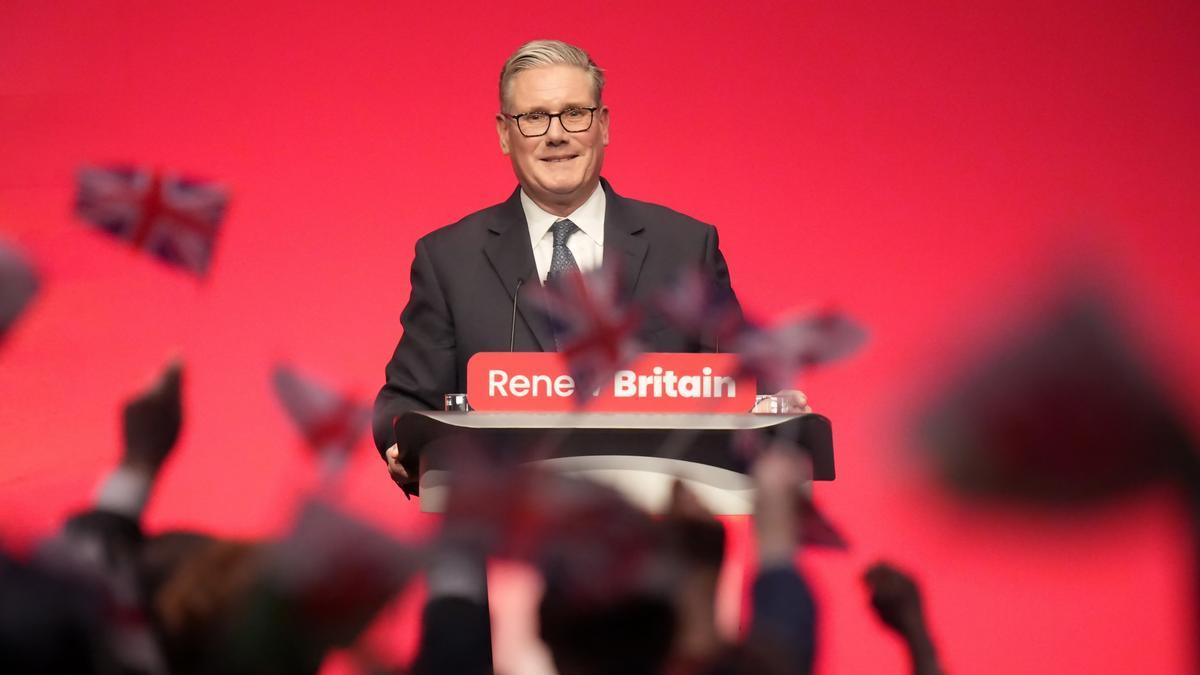 Keir Starmer es aclamado por los laboristas tras su discurso en el congreso anual del partido.
