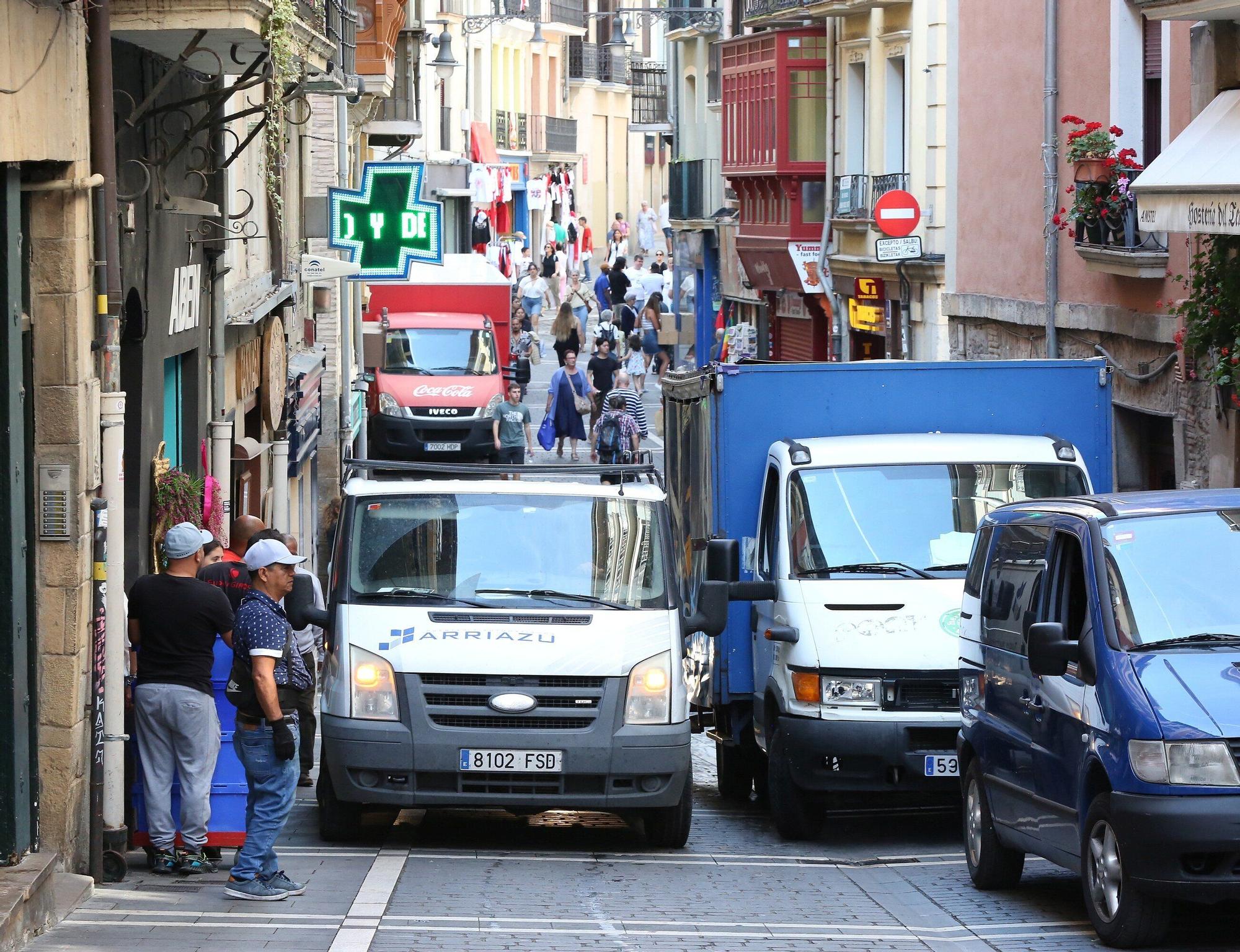 Los preparativos para San Fermín 2024