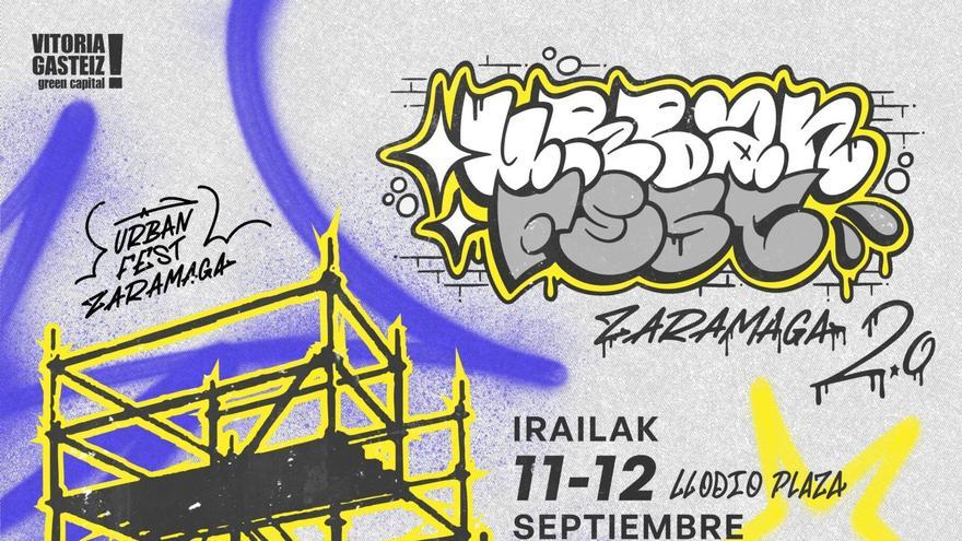 Urban Fest Zaramaga gazteentzako hiri-kulturaren jaialdia ospatuko da irailean Gasteizko Laudio plazan
