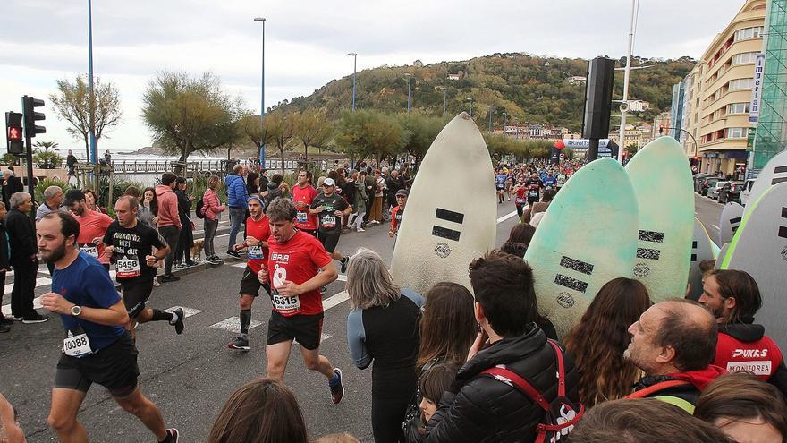 Donostia se prepara para la Behobia con importantes cambios en el tráfico y el transporte