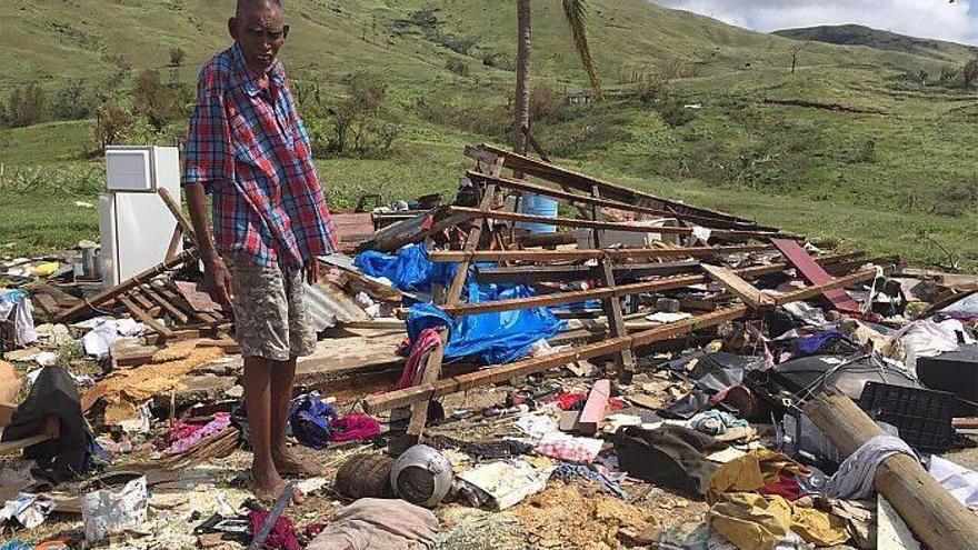Winston visitó Fiji con vientos de 230 kilómetros por hora y ráfagas de 325 kilómetros por hora.