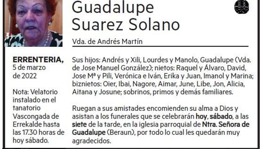 Guadalupe Suarez Solano