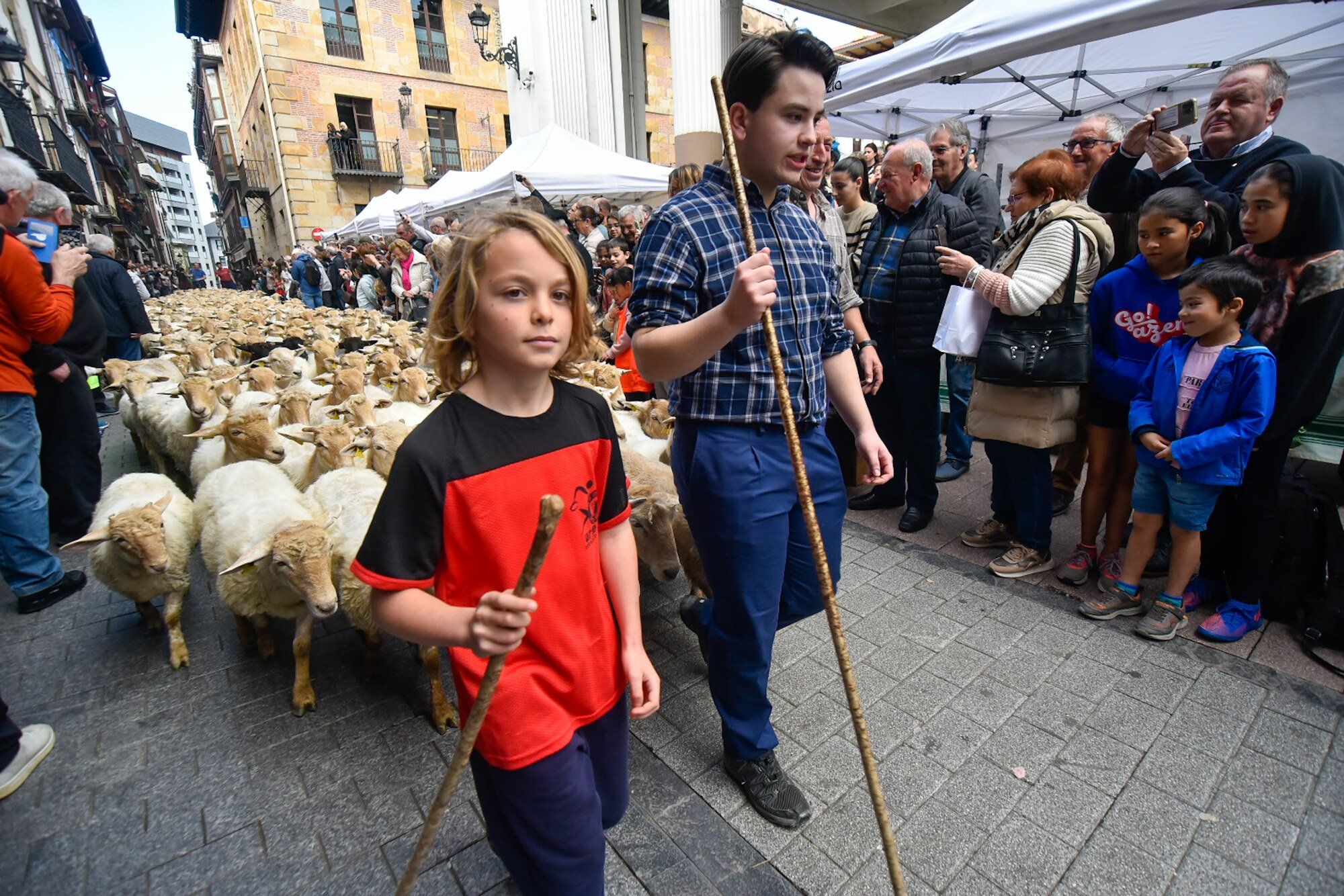 En imágenes: Edorta Lamo, protagonista del Artzain Eguna celebrado en Ordizia