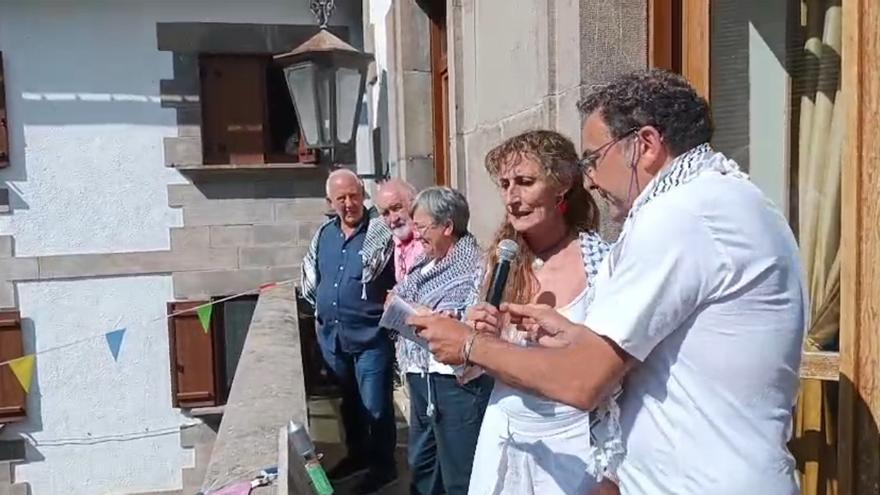 Cohete por Palestina en Otsagabia