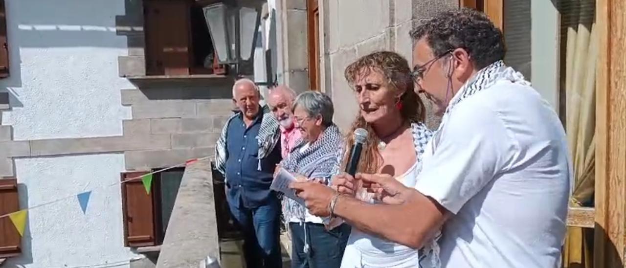 Cohete por Palestina en Otsagabia
