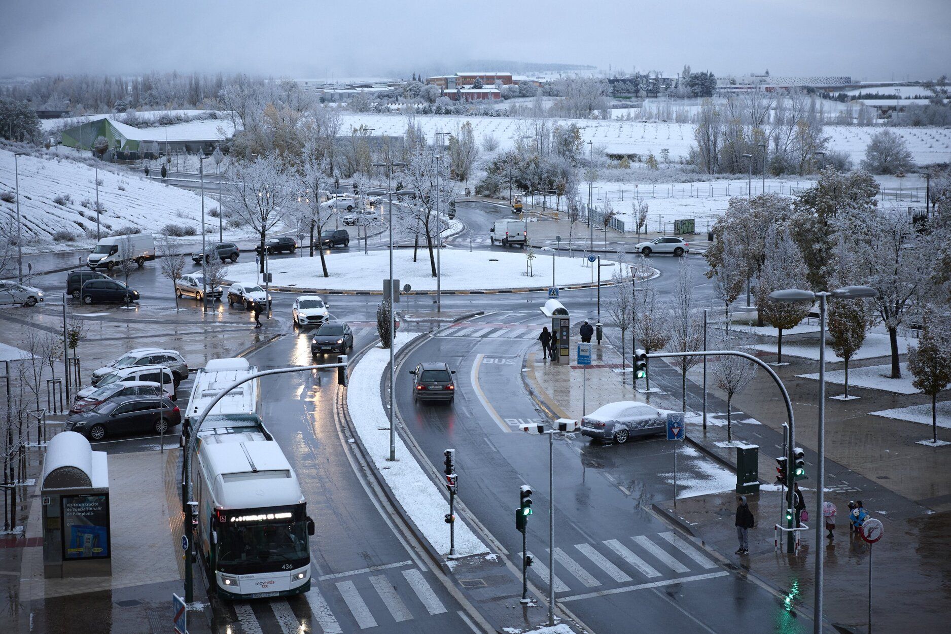 Nieve en Navarra.