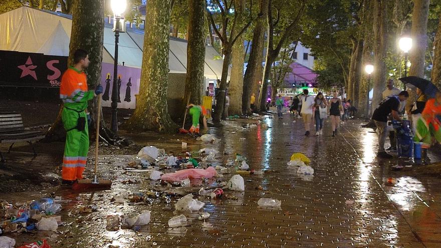 Bilbao recicla un tercio de los residuos generados en Aste Nagusia