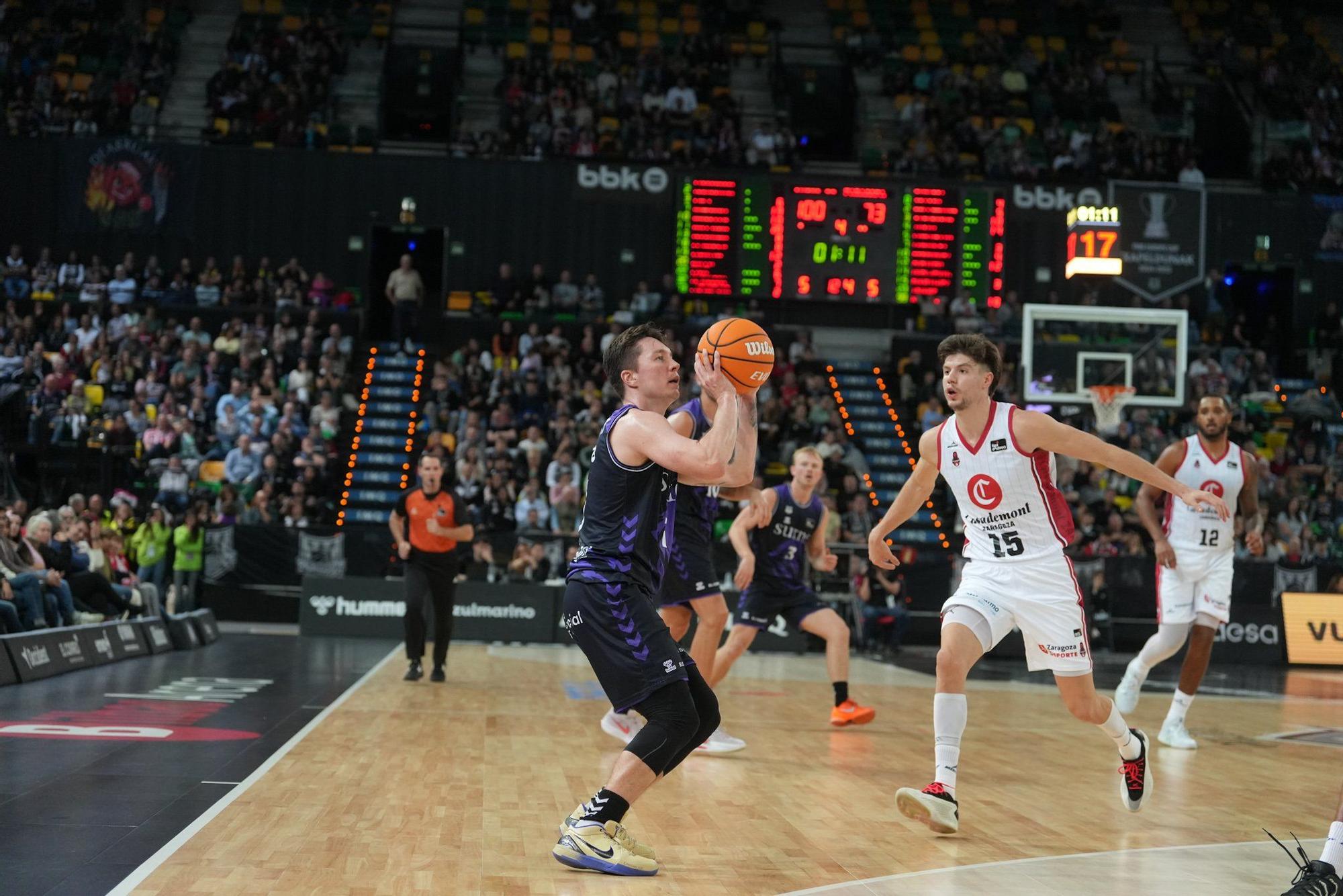 En imágenes: el Surne Bilbao Basket arrolla sin piedad al Zaragoza