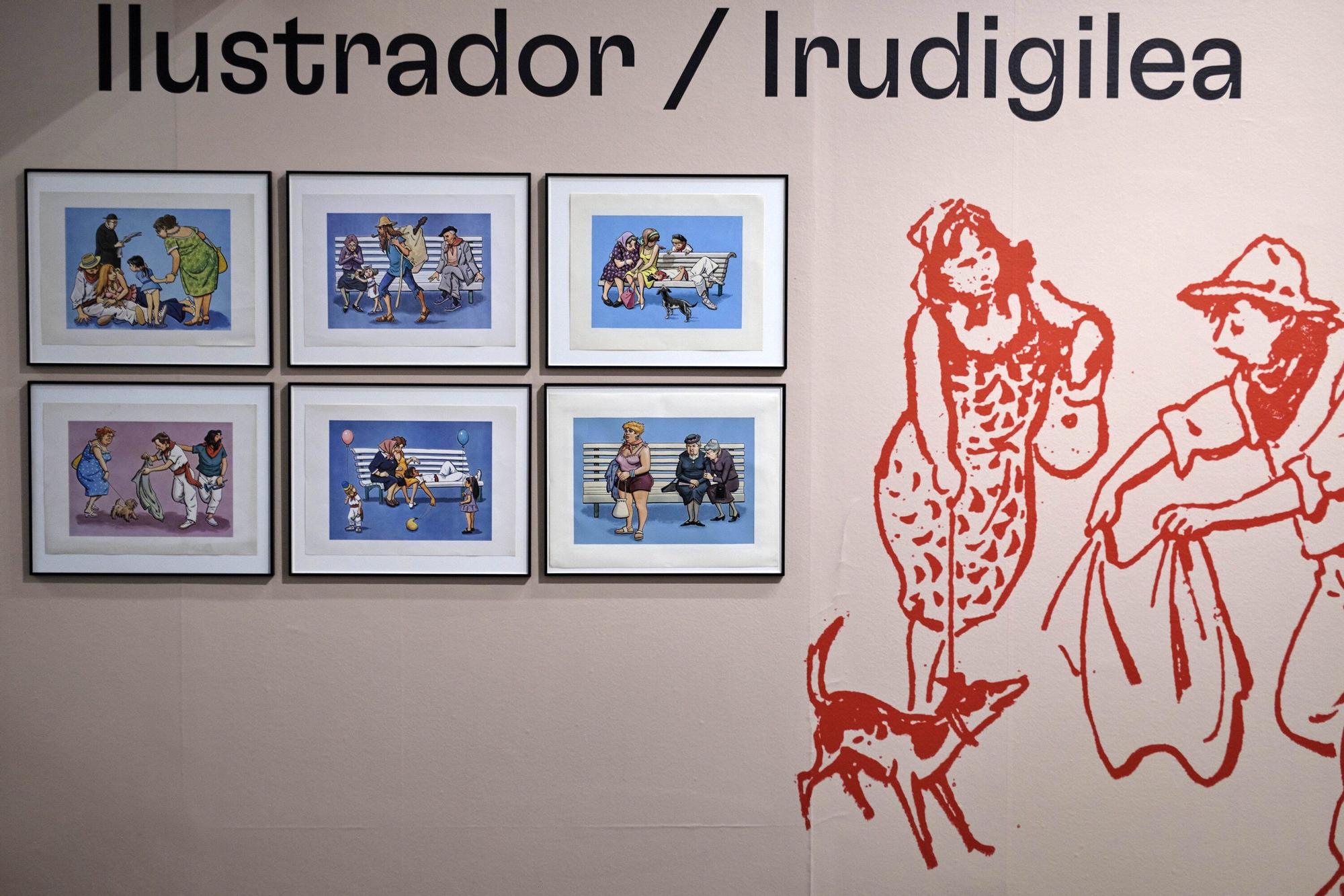 Fotos de la exposición temporal del Museo de Navarra 'Mariano Zaragüeta'