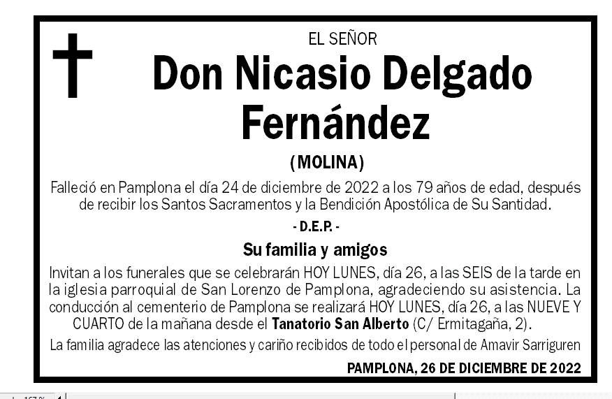 Nicasio Delgado Fernández