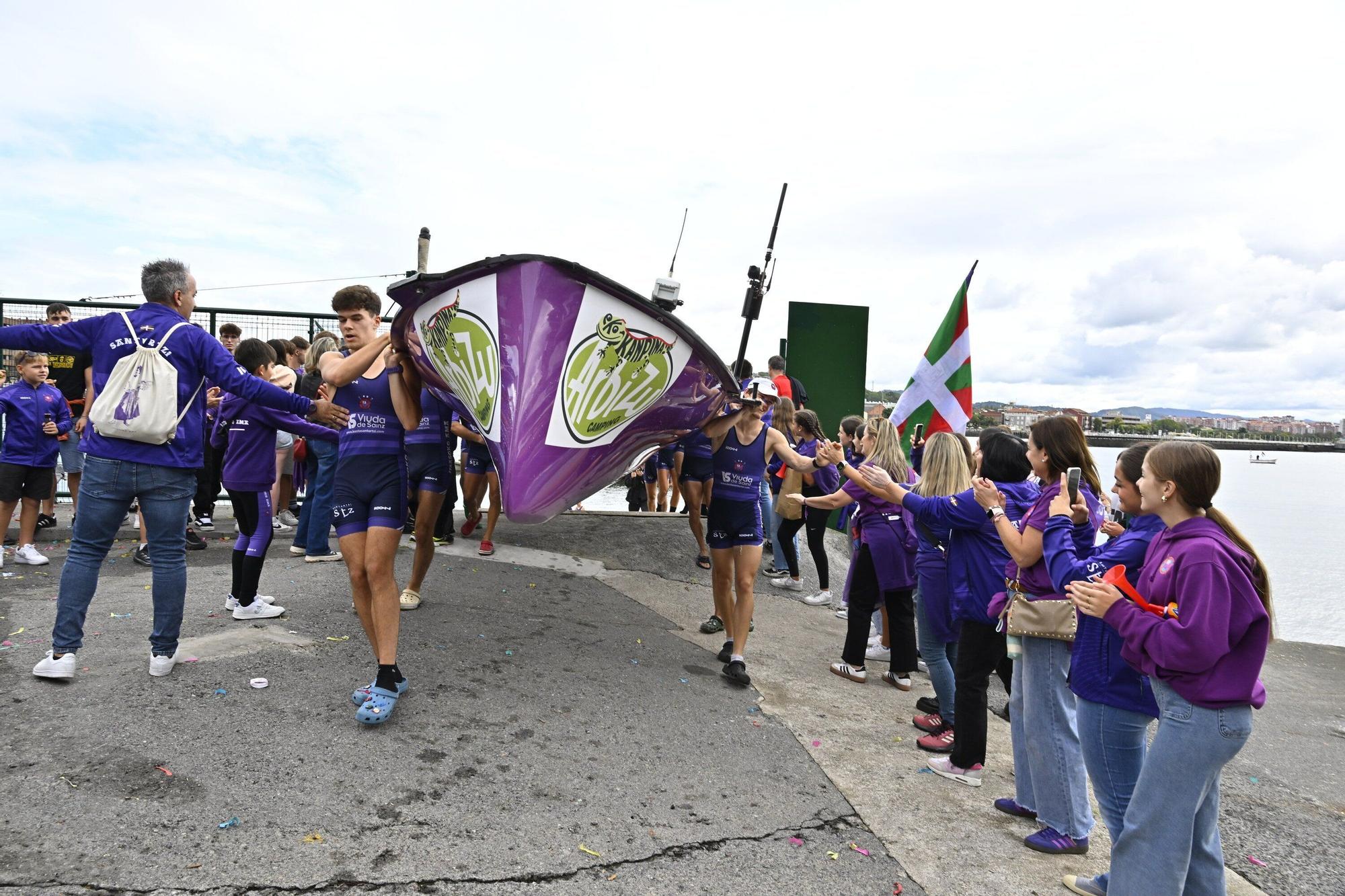 En imágenes: Santurtzi celebra el ascenso a Eusko Label Liga