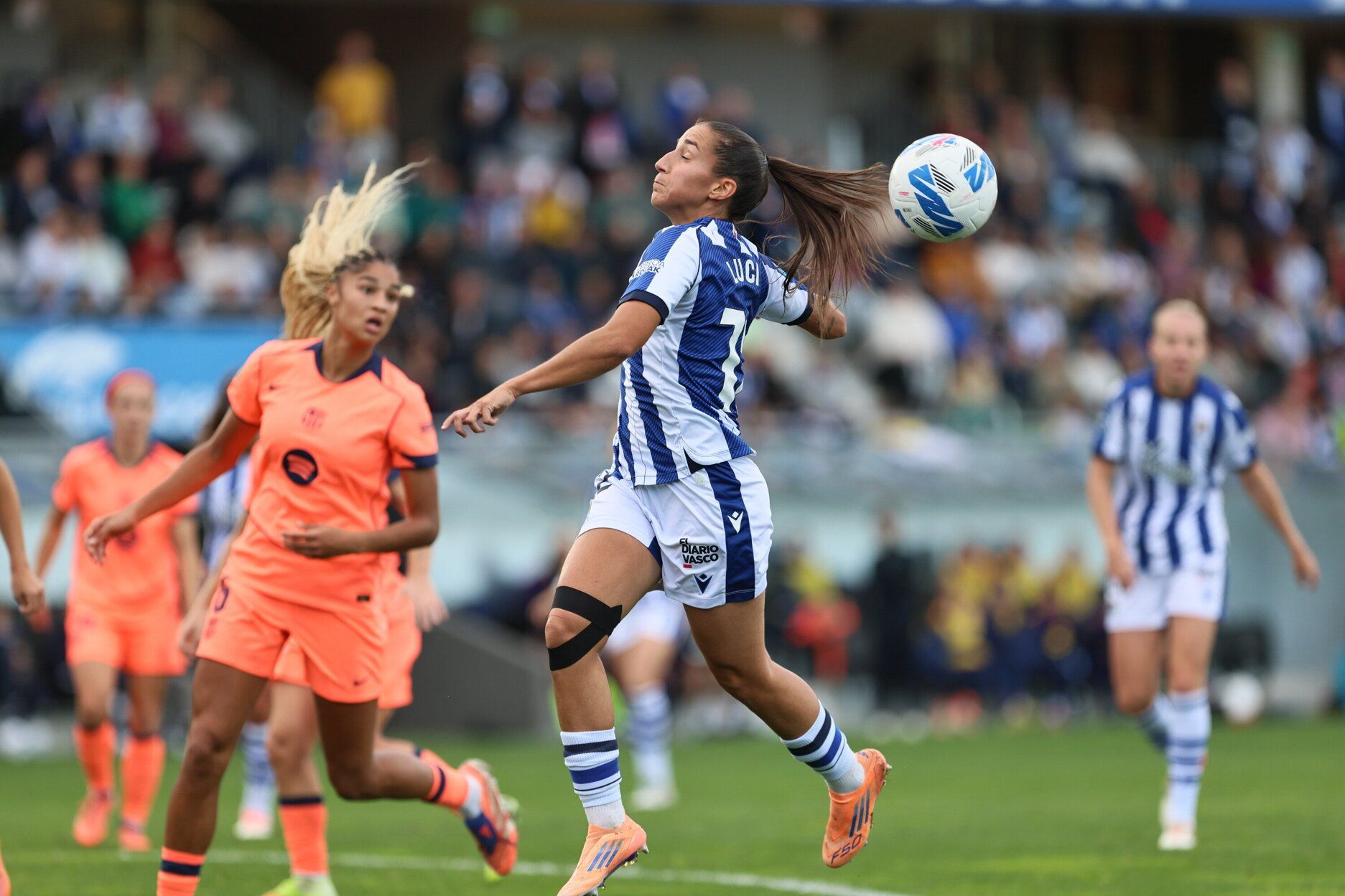 Las mejores imágenes del partido de la Real frente al Barcelona de la Liga F