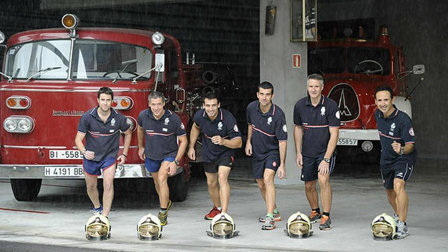Herri Krosa: bomberos a la carrera