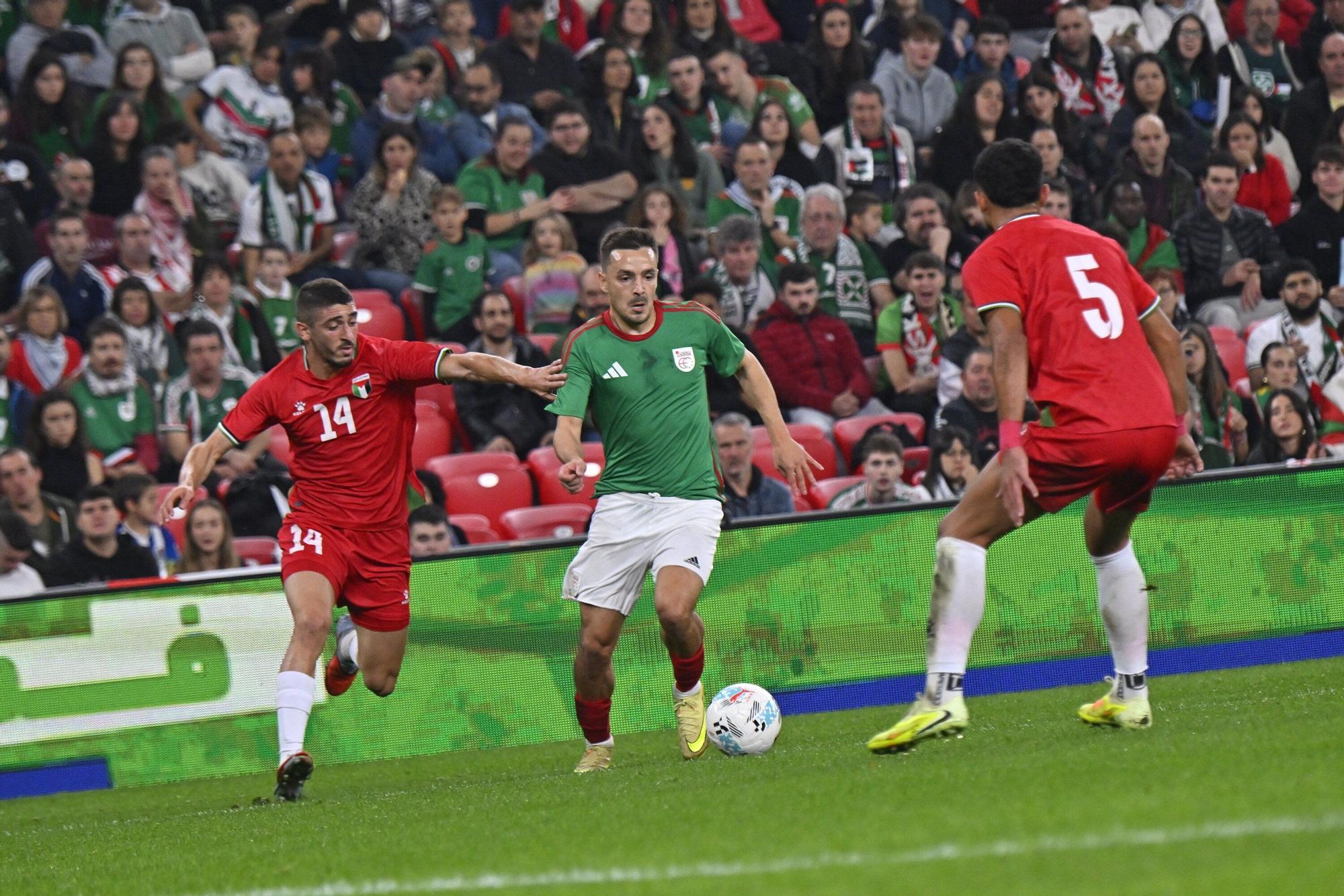 Las imágenes del Euskal Selekzioa - Palestina