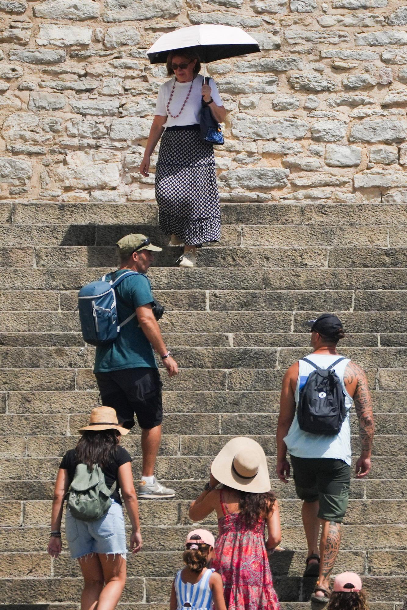 En imágenes: Vitoria se achicharra en plena ola de calor