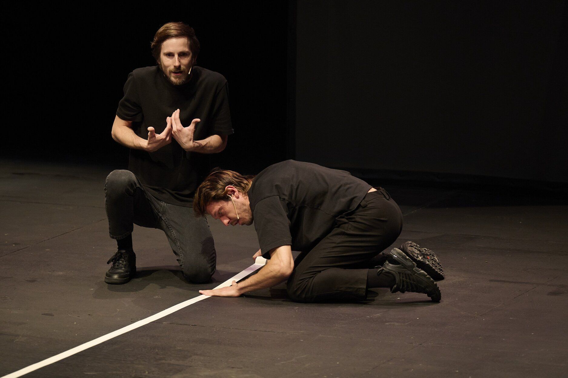 Imágenes de la representación de &#039;De Nao Albert y Marcel Borràs&#039; en el Festival de Teatro de Olite