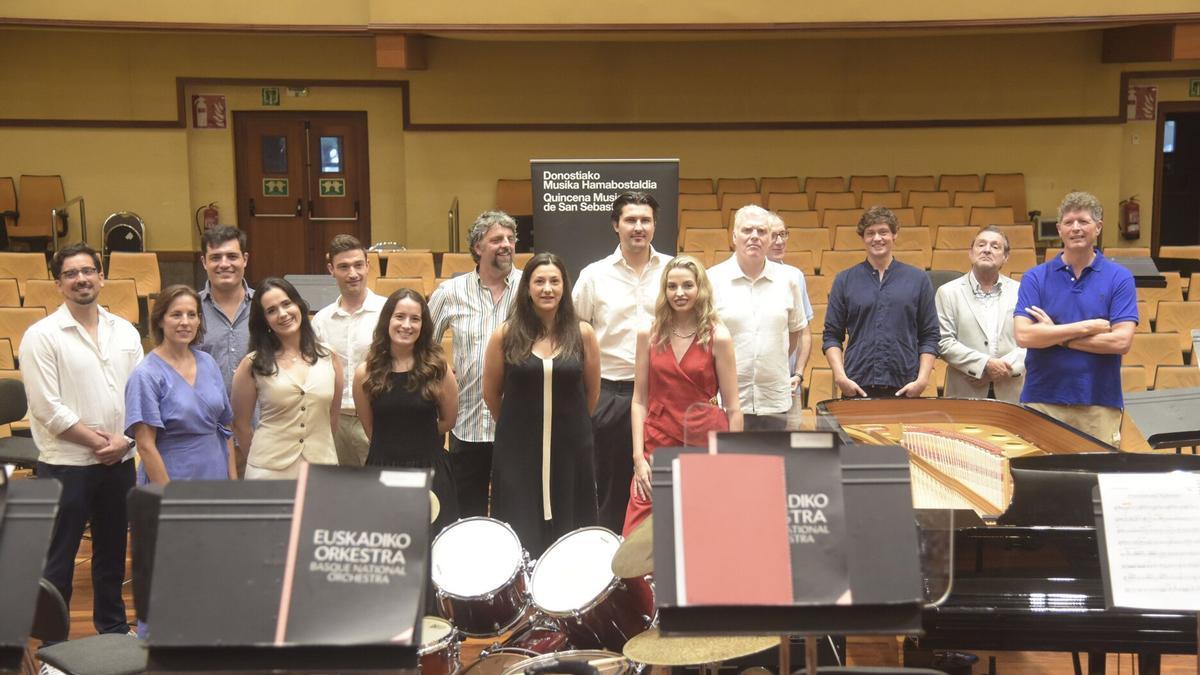 El concierto sinfónico de &#039;West Side Story&#039; se ha presentado este lunes en la sede de la Euskadiko Orkestra en Miramón.
