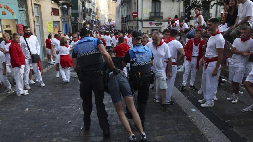 Once detenidos por agresiones sexuales por tocamientos en lo que va de Sanfermines
