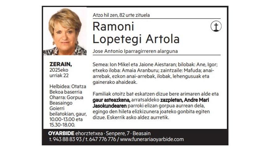 Ramoni Lopetegi Artola