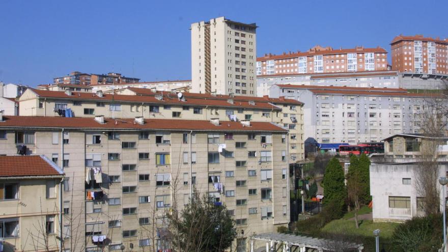 Vistas hacia viviendas municipales