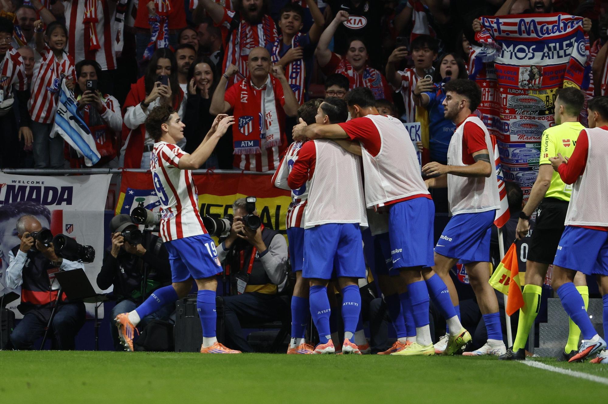 Fotos del partido Atlético de Madrid-Osasuna