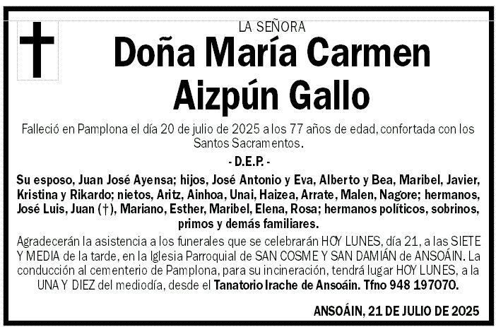 María Carmen Aizpún Gallo