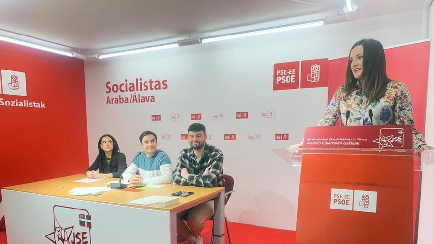 Las Juventudes Socialistas de Álava eligen a Miren Armentia como nueva secretaria general