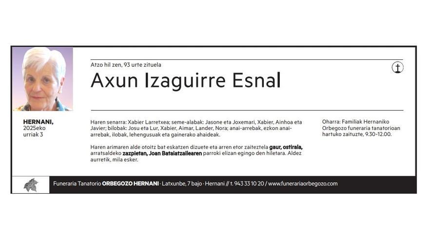 Axun Izaguirre Esnal