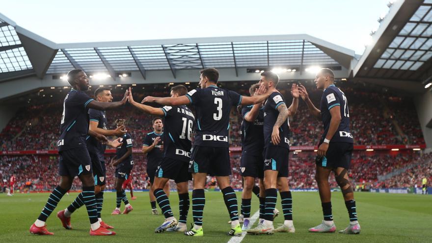 Poco juego, menos suerte para el Athletic ante el Liverpool
