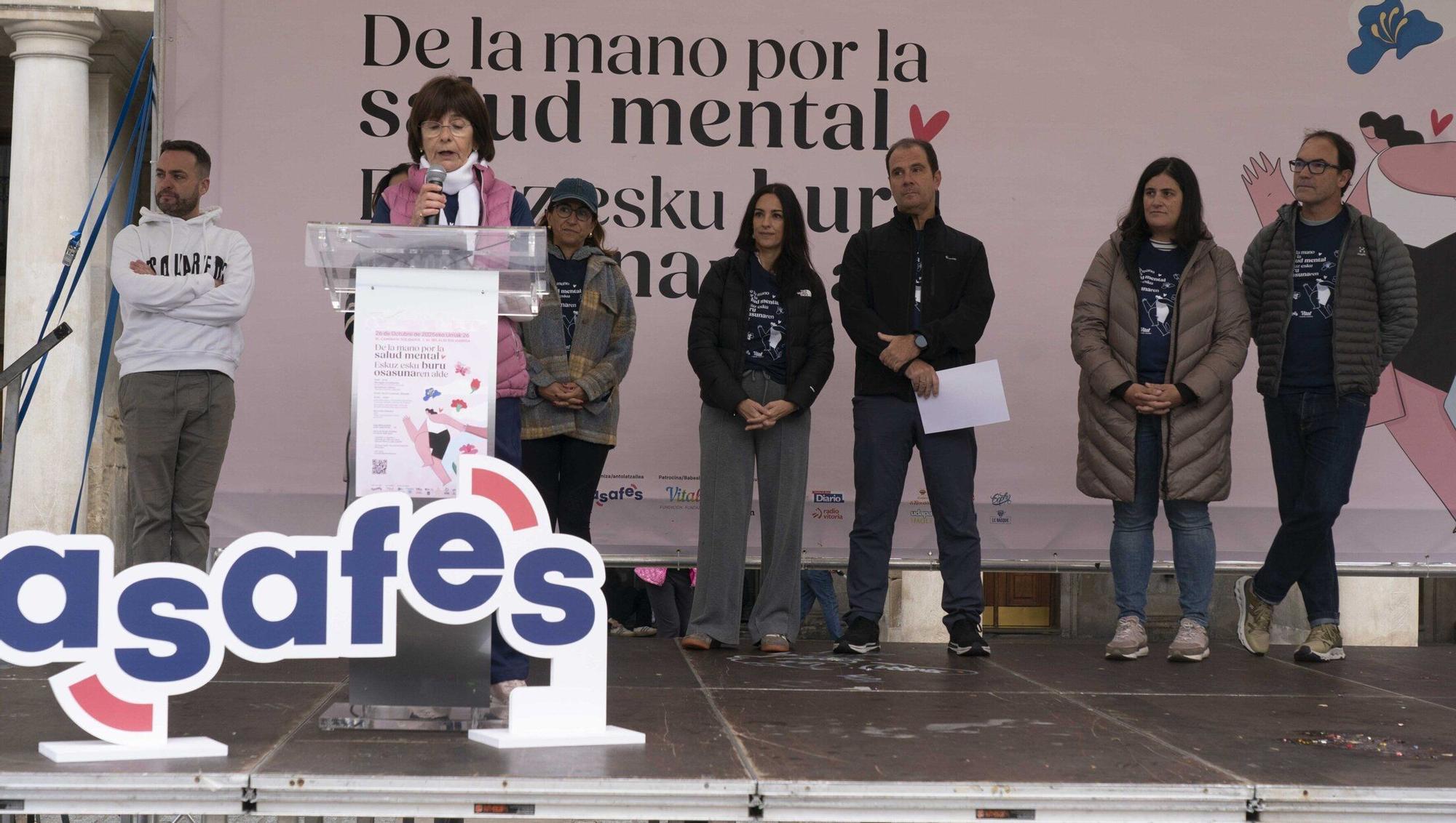 En imágenes: Así ha sido la VI Caminata Solidaria de Asafes en Vitoria por la salud mental