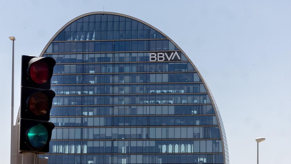 Imagen de archivo de la fachada de BBVA.