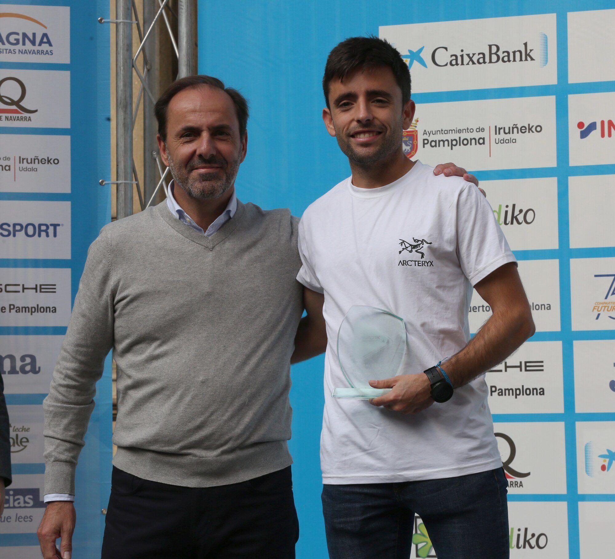 Mejores imágenes del podio de la Zubiri-Pamplona